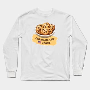 Chocolate chip cookie | Traditional American cuisine Long Sleeve T-Shirt